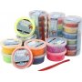 Foam Clay - couleurs mlanges - paillettes - 28 botes