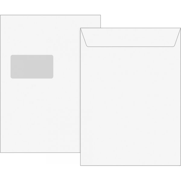 Enveloppe  fentre - C4 120 g - blanche