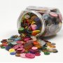 Mlange de boutons - 2 trous - couleurs mlanges - 800 pcs