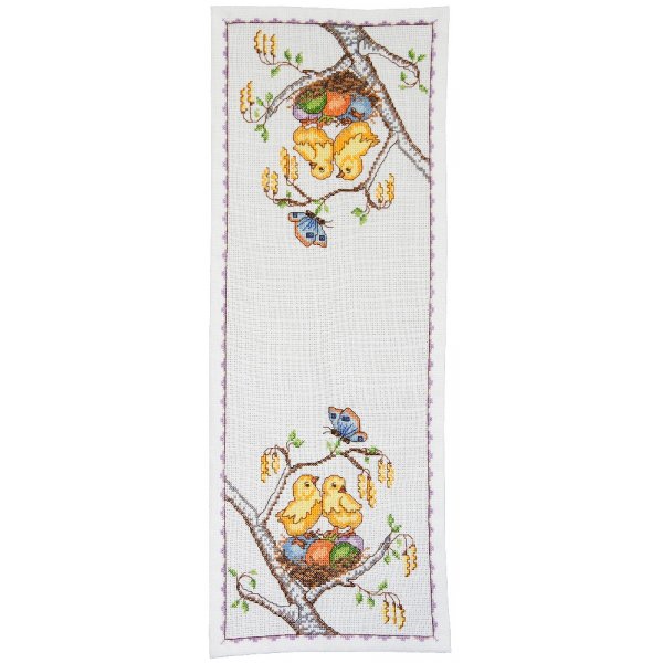 Kit de broderie Runner - Poulet dans un arbre