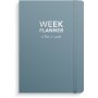 Agenda hebdomadaire non dat - Bleu