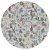 Toile cirée PVC Ronde Hilda - Gris/Multi Toile cirée PVC Ronde Hilda - Gris/Multi