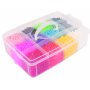 Perles en tube dans une bo�te de rangement 12000 perles