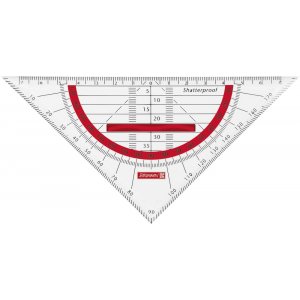 Règle triangulaire sans écrasement 16cm (avec grip) Règle triangulaire sans écrasement 16cm (avec grip)