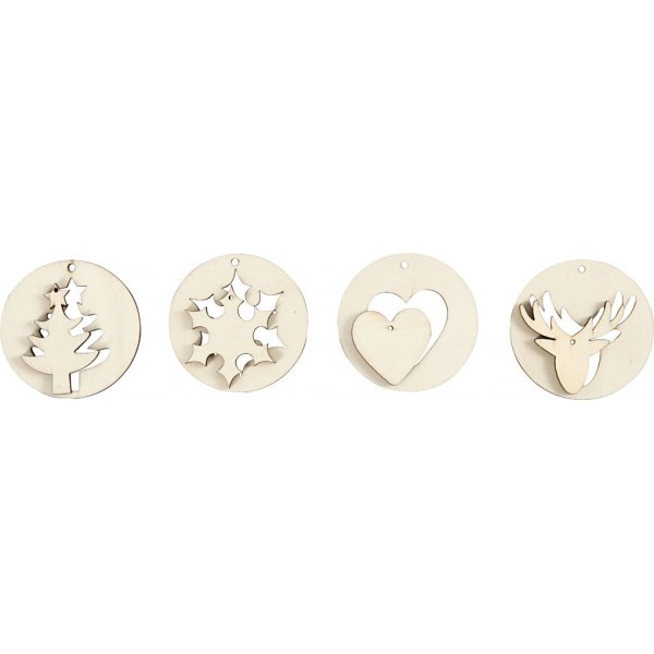 Pendentifs 2en1 - 8 pcs