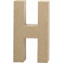 Lettre en carton - H - 5 cm