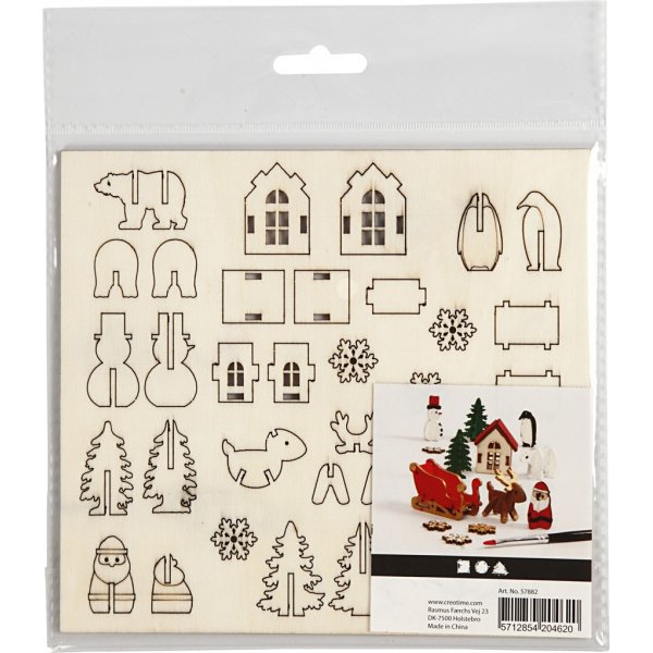 Figurines en bois  faire soi-mme - Nol