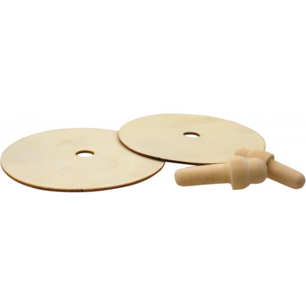 Gyroscope en bois - 12 pcs