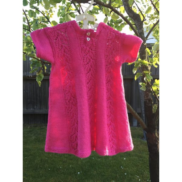 Patron tricot - Ensemble robe et cardigan enfant