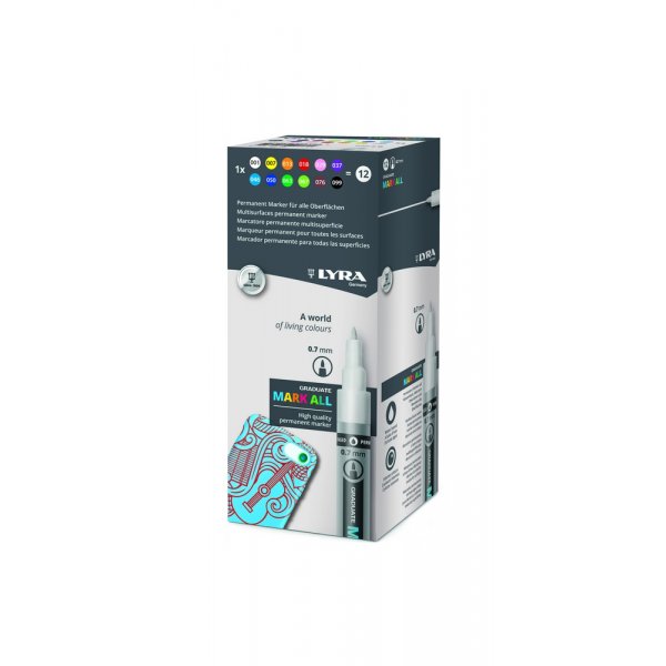Mark All 0,7 mm - paquet de 12