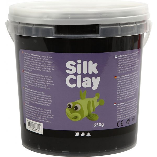Silk Clay - noire - 650 g