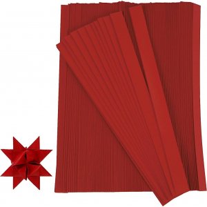 Bandes étoiles - rouge - Ø4,5 cm, 500 bandes Bandes étoiles - rouge - Ø4,5 cm, 500 bandes