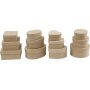 Cendres - papier mch - 72 pcs