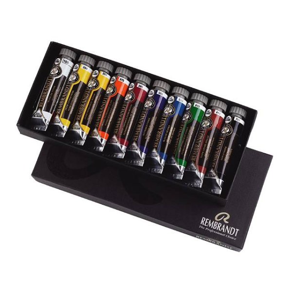 Peinture à l\\\'huile Rembrandt en kit de démarrage - 10 pcs Peinture à l\\\'huile Rembrandt en kit de démarrage - 10 pcs