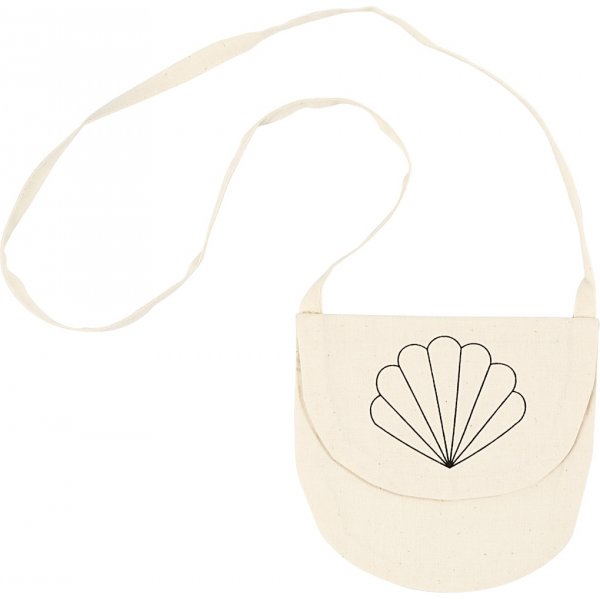 Sac bandoulire - nature lgre - palourde