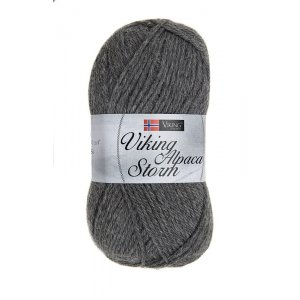 Fil Viking Alpaca Storm 50g - Gris foncé (515) Fil Viking Alpaca Storm 50g - Gris foncé (515)