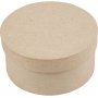 Botes rondes en papier mch - 3 pcs