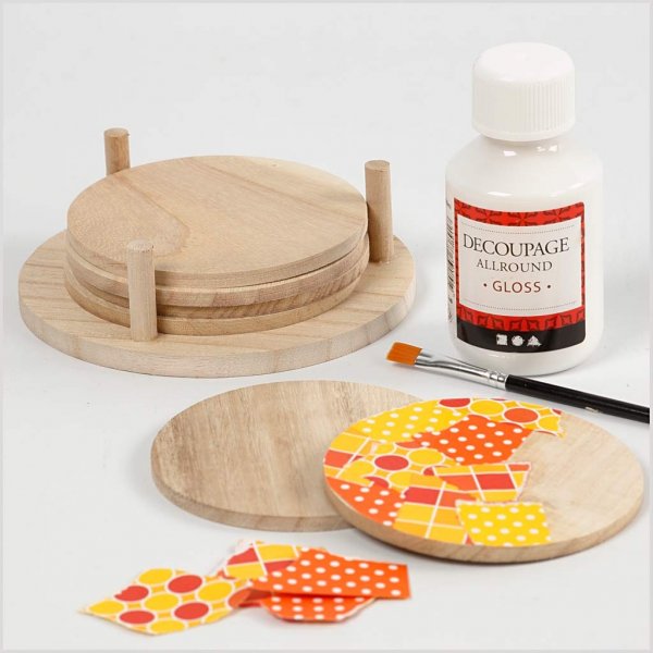 Plateaux - 9,5 cm - 6 pcs