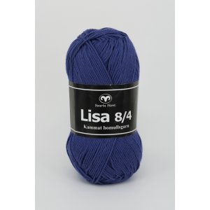 Fil Black Sheep Lisa 8/4 50g - Bleu moyen (73) Fil Black Sheep Lisa 8/4 50g - Bleu moyen (73)