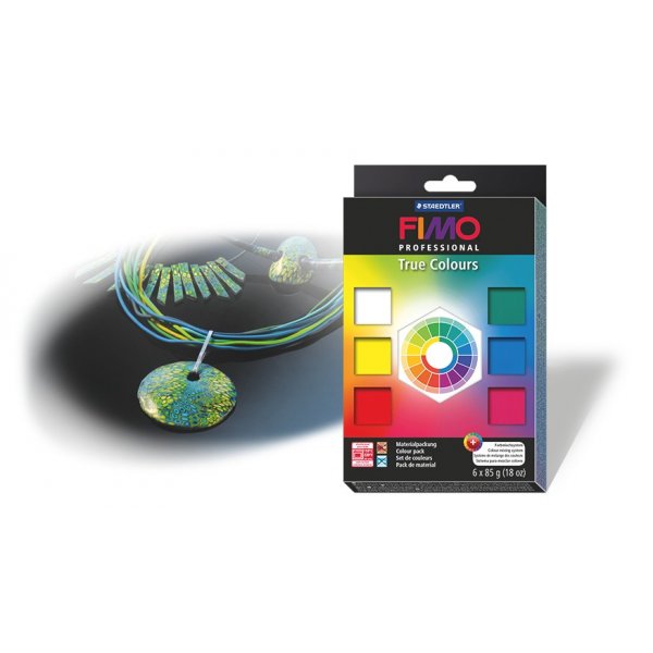 Modle Fimo Professionnel 6x85 g - True Colors