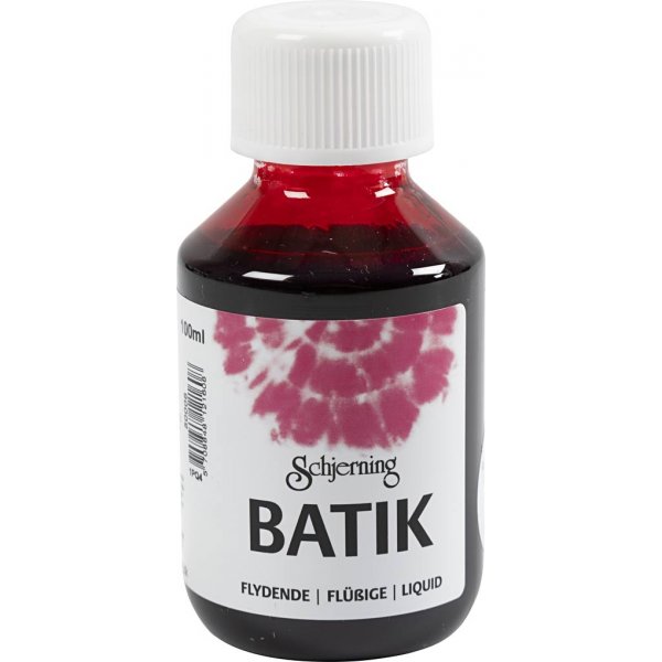 Peinture batik - rose - 100 ml