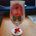 Image client Pierres de cristal rose & argent