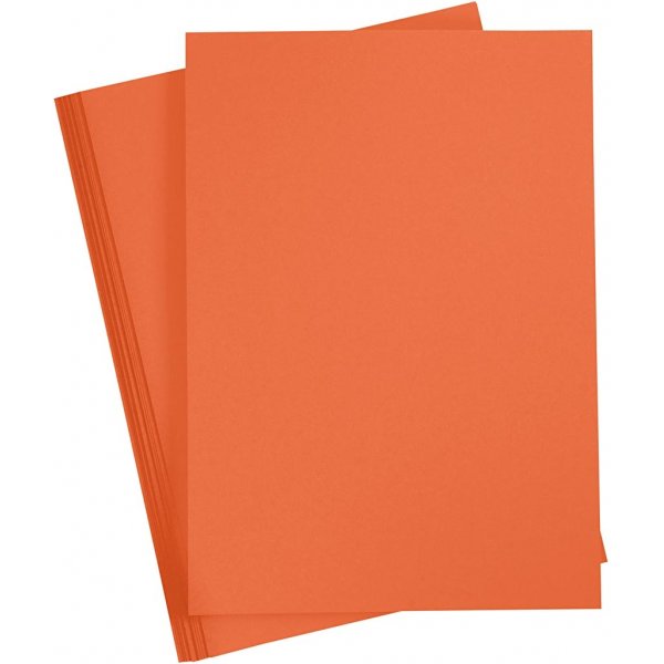 Carton coloré - orange - A4 - 180 g - 20 feuilles Carton coloré - orange - A4 - 180 g - 20 feuilles