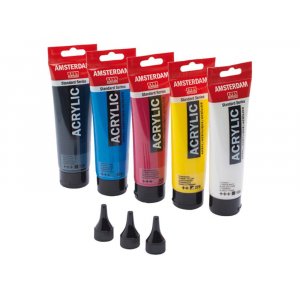 Set de peinture acrylique Amsterdam avec buses Set de peinture acrylique Amsterdam avec buses