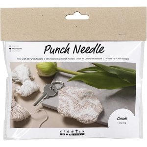 Mini kit DIY Punch Needle, Porte-clés Mini kit DIY Punch Needle, Porte-clés