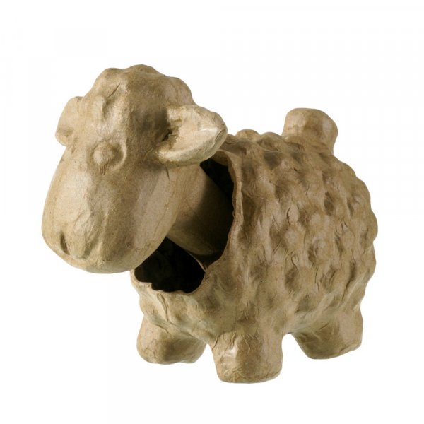 PappArt Figurine Mouton hochant la tte - 16,5x9x13 cm