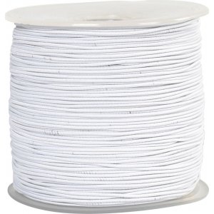 Cordon élastique 1 mm - blanc - 250 m Cordon élastique 1 mm - blanc - 250 m