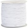 Cordon lastique 1 mm - blanc - 250 m