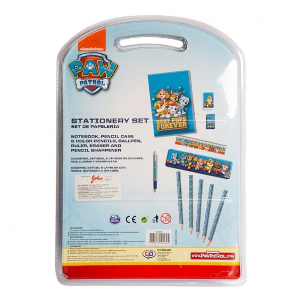 Paw Patrol - Set d\\\'écriture avec trousse à crayons Paw Patrol - Set d\\\'écriture avec trousse à crayons