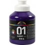 Peinture scolaire - Acrylique - violet - brillante - 500 ml