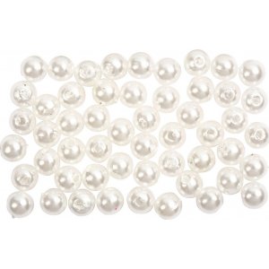 Perles de cire - nacre - 5 mm - 100 pcs Perles de cire - nacre - 5 mm - 100 pcs