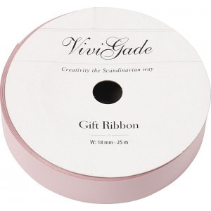 Ruban cadeau - rouge clair - mat - 25 m Ruban cadeau - rouge clair - mat - 25 m