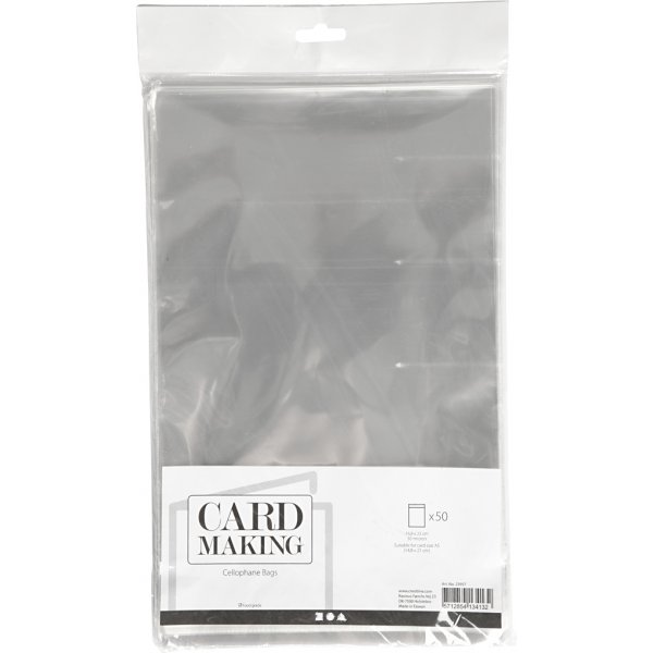 Sacs en cellophane pour cartes A5 - 50 pcs