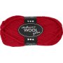 Fil de laine Melbourne - rouge - 50 g