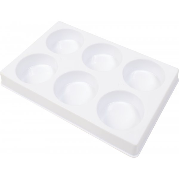 Palette de couleurs pour 44mm - 6 compartiments - 6 pcs