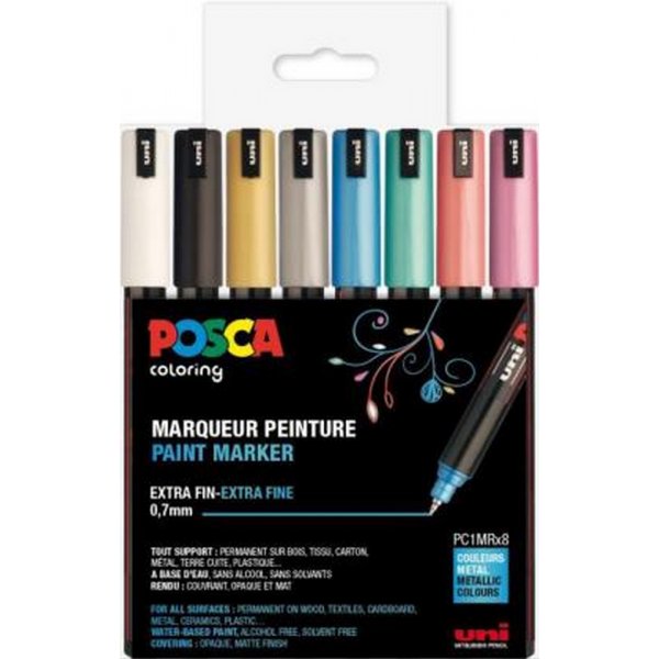 Posset PC-1MR Mtal - 8 Stylos
