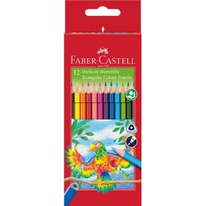 Crayons de couleur Triangle - 12 couleurs Crayons de couleur Triangle - 12 couleurs