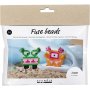 Mini Kit DIY Perles tube, couleurs mlanges, Monstre