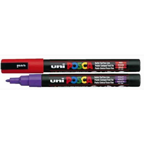 Marqueur Posca PC-3M 0,9-1,3 mm Fin - Diffrentes couleurs