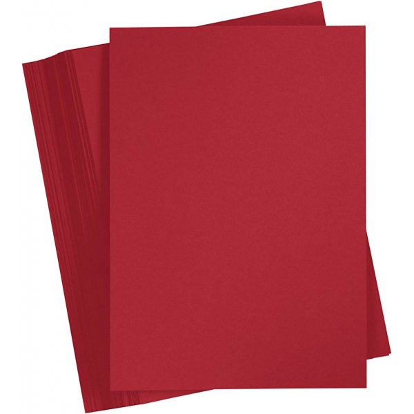Carton color - Nol rouge - A4 - 180 g - 100 feuilles