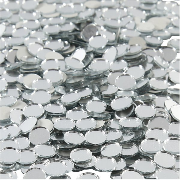Mosaque miroir - ronde - 10 mm - 500 pcs