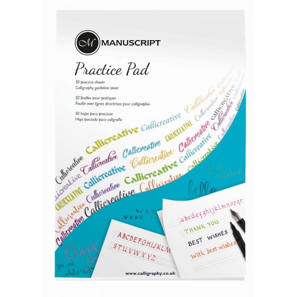 Bloc de pratique de calligraphie - criture crative