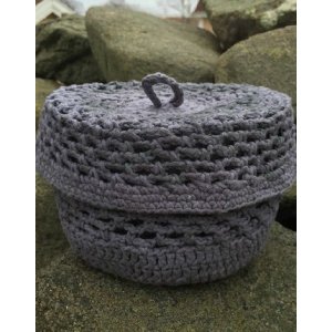 Patron au crochet - Pot avec couvercle Patron au crochet - Pot avec couvercle
