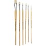 Pinceaux Natur Line - no. 1+2+4+8+14+20 - assiette - 64 pices