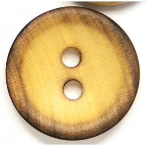 Bouton Rond 2 trous 17 mm 5pcs - Bois Bord foncé Bouton Rond 2 trous 17 mm 5pcs - Bois Bord foncé