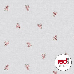 Toile cirée à motif de petites fleurs - Rose Toile cirée à motif de petites fleurs - Rose